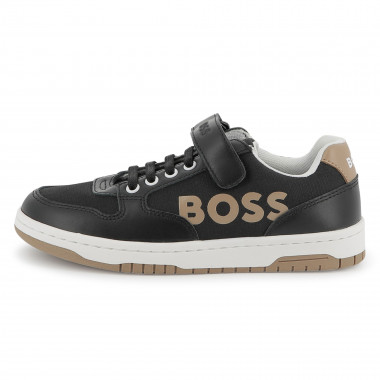 Laced hook-and-loop trainers BOSS for BOY