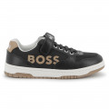 Laced hook-and-loop trainers BOSS for BOY