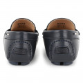 Leather loafers BOSS for BOY