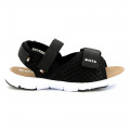 Hook-and-loop canvas sandals BOSS for BOY