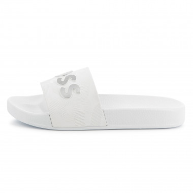 Claquettes siglées en relief BOSS pour GARCON