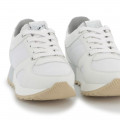 Dual-fabric lace-up trainers BOSS for GIRL