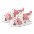 Leder-Sandalen mit Klett BOSS Für MÄDCHEN