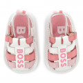 Leder-Sandalen mit Klett BOSS Für MÄDCHEN