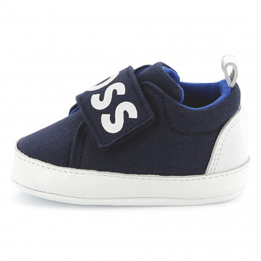 Chaussons en cuir à scratch BOSS pour UNISEXE