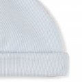 Gorro con vuelta de algodón BOSS para NIÑO