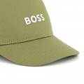 Hook-and-loop cotton cap BOSS for BOY