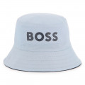 Reversible cotton bucket hat BOSS for BOY