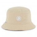 Embroidered cotton bucket hat BOSS for BOY