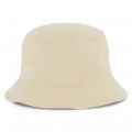 Embroidered cotton bucket hat BOSS for BOY