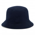 Embroidered cotton bucket hat BOSS for BOY
