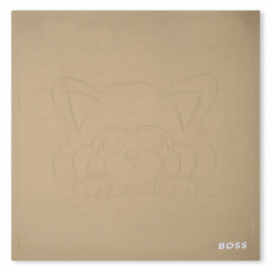 Embroidered blanket BOSS for UNISEX