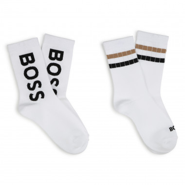 Pack de 2 pares de calcetines BOSS para NIÑO