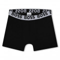 Set of 5 cotton boxer shorts BOSS for BOY