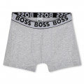 Set of 5 cotton boxer shorts BOSS for BOY