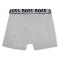 Set of 5 cotton boxer shorts BOSS for BOY