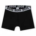 Set of 5 cotton boxer shorts BOSS for BOY