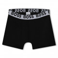 Set of 5 cotton boxer shorts BOSS for BOY