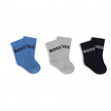 Pack de 3 pares de calcetines BOSS para NIÑO