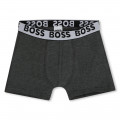 Set mit 3 Baumwoll-Boxershorts BOSS Für JUNGE