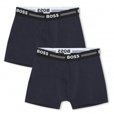 Lot de 2 boxers en coton BOSS pour GARCON