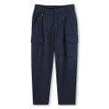 Trousers with flap pockets BOSS for BOY