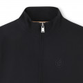 Einfarbige Sweatjacke BOSS Für JUNGE