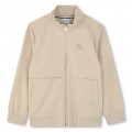 Einfarbige Sweatjacke BOSS Für JUNGE