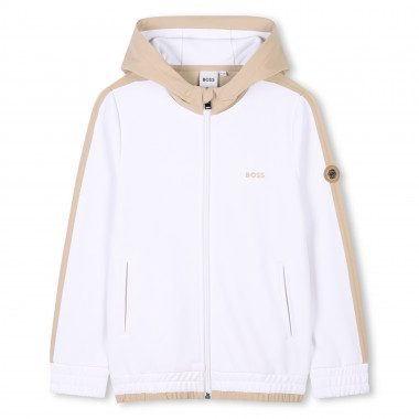 Sweat-shirt bimatière BOSS pour GARCON