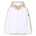 Sweat-shirt bimatière BOSS pour GARCON