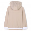 Sweat-shirt bimatière BOSS pour GARCON