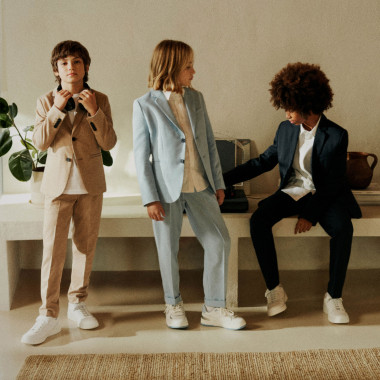 Traje completo liso BOSS para NIÑO