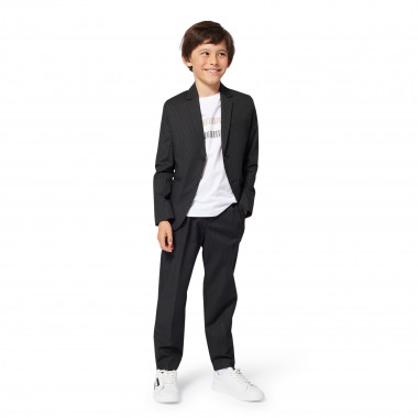 Pantalon de costume rayé BOSS pour GARCON