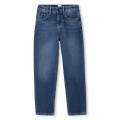 Wide-leg 5-pocket cotton jeans BOSS for BOY