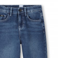 Wide-leg 5-pocket cotton jeans BOSS for BOY