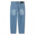 Wide-leg 5-pocket cotton jeans BOSS for BOY