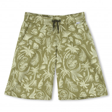Bermudas de algodón estampadas BOSS para NIÑO