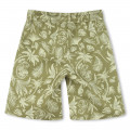 Printed cotton Bermuda shorts BOSS for BOY