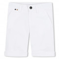 Lined chino Bermuda shorts BOSS for BOY