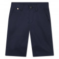 Lined chino Bermuda shorts BOSS for BOY