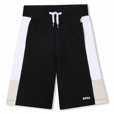 Bermuda de jogging tricolore BOSS pour GARCON