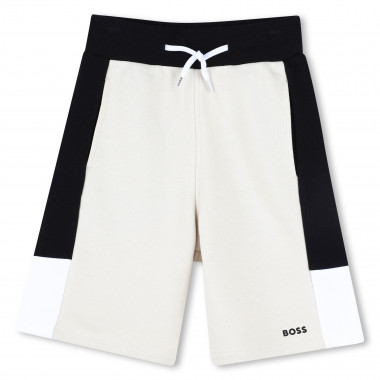 Bermuda de jogging tricolore BOSS pour GARCON