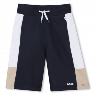 Bermuda de jogging tricolore BOSS pour GARCON