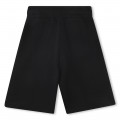 Plain fleece Bermuda shorts BOSS for BOY