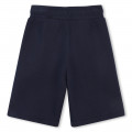 Plain fleece Bermuda shorts BOSS for BOY
