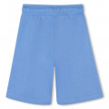 Plain fleece Bermuda shorts BOSS for BOY