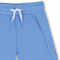 Plain fleece Bermuda shorts BOSS for BOY