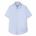 Plain cotton shirt BOSS for BOY