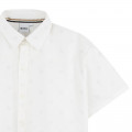 Printed cotton shirt BOSS for BOY