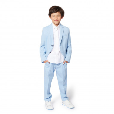 Chemise en coton uni BOSS pour GARCON